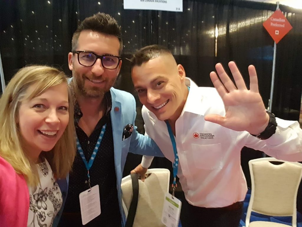 Laurie Keith meets up with Federico Berardinucci from Air Canada Vacations and Uniworld River Cruises