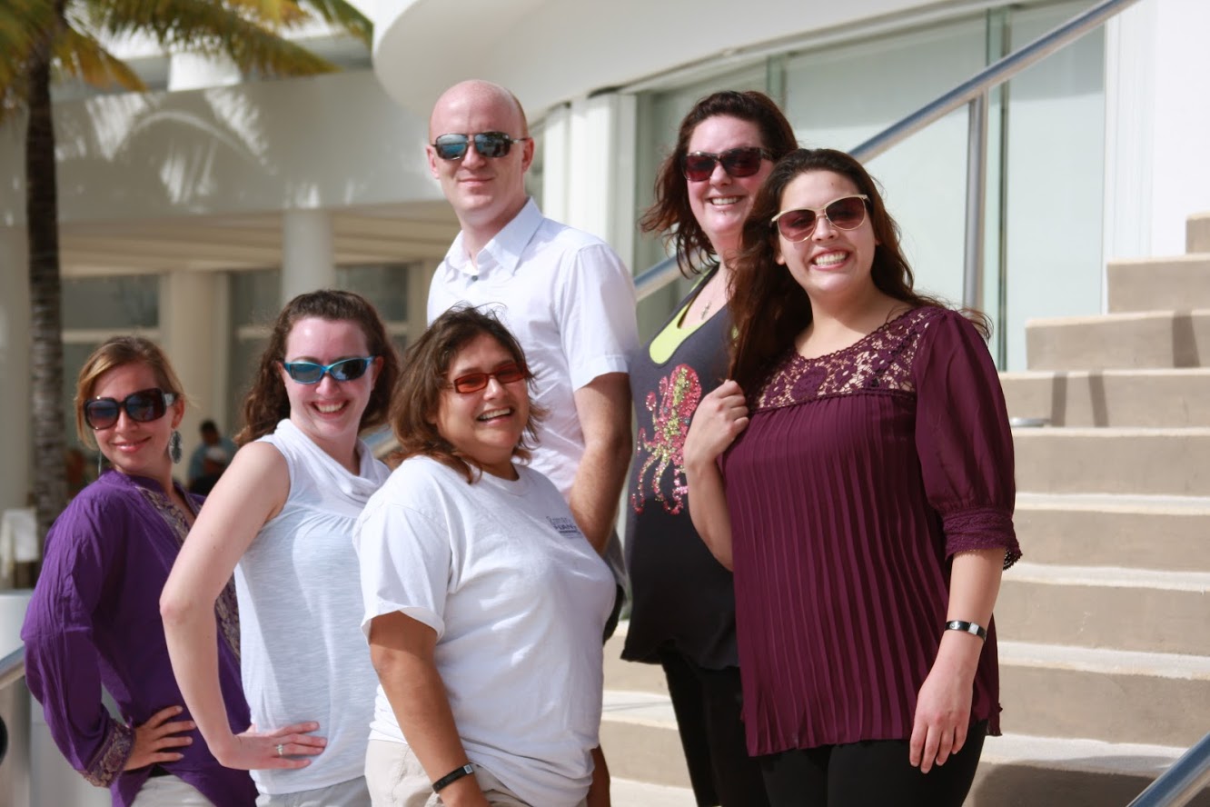 Romantic Planet Vacations dream team at the Palace Resort in Mexico
