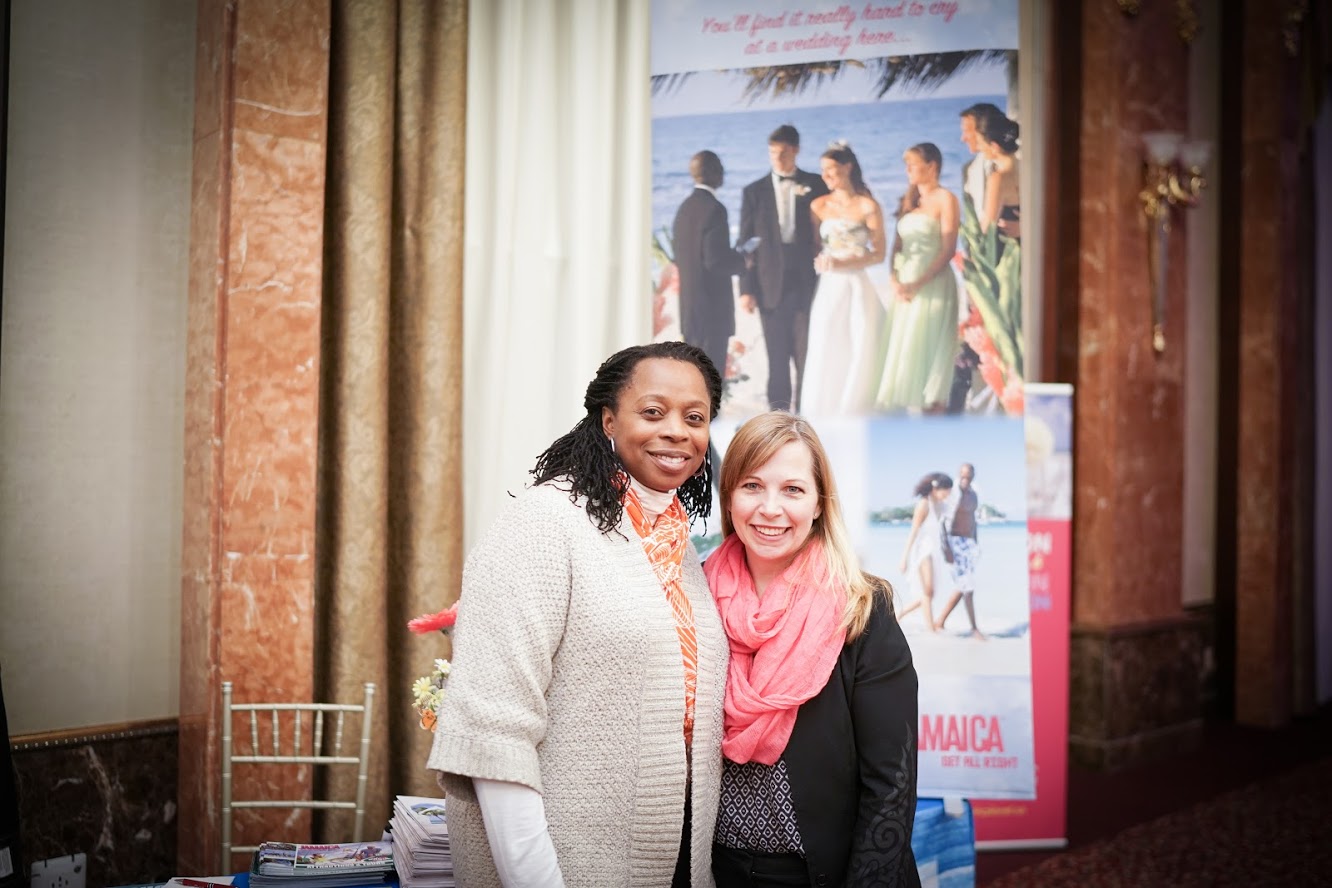 Racquel Queensborough from the Jamaica Tourism Board in Canada meets up with Laurie Keith of Romantic Planet Vacations